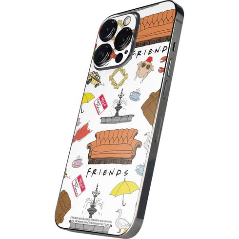 Warner Bros Classic FRIENDS Icons iPhone 14 Pro Skin